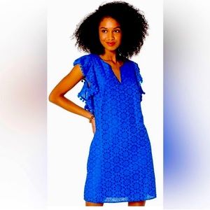 Lily Pulitzer Astara Dress in Baha Blue size Large